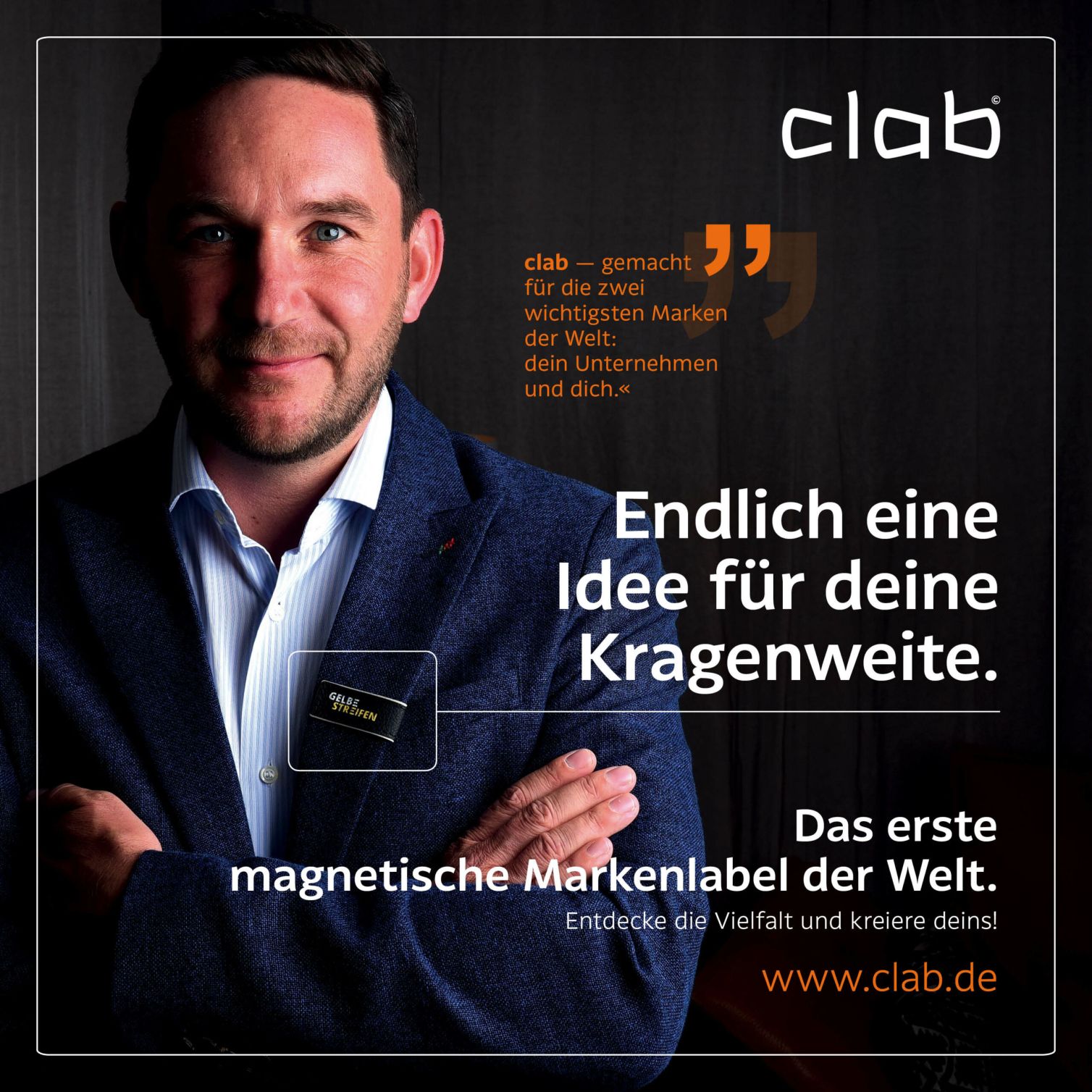 »clab« – das erste magnetische Markenlabel der Welt
